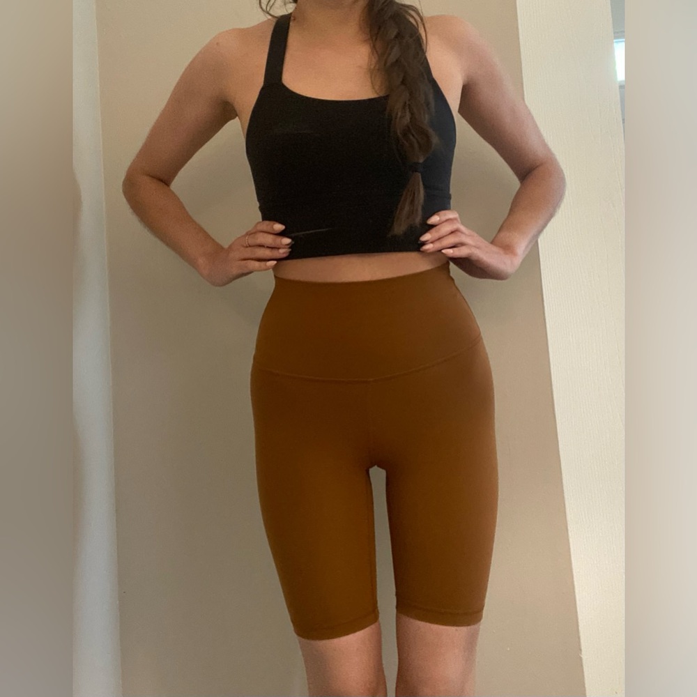 Lululemon High Rise Short 8” - Rust Brown
